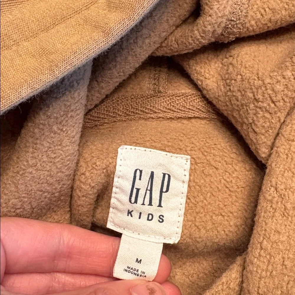 GAP Kids Caramel Brown Hoodie sz M